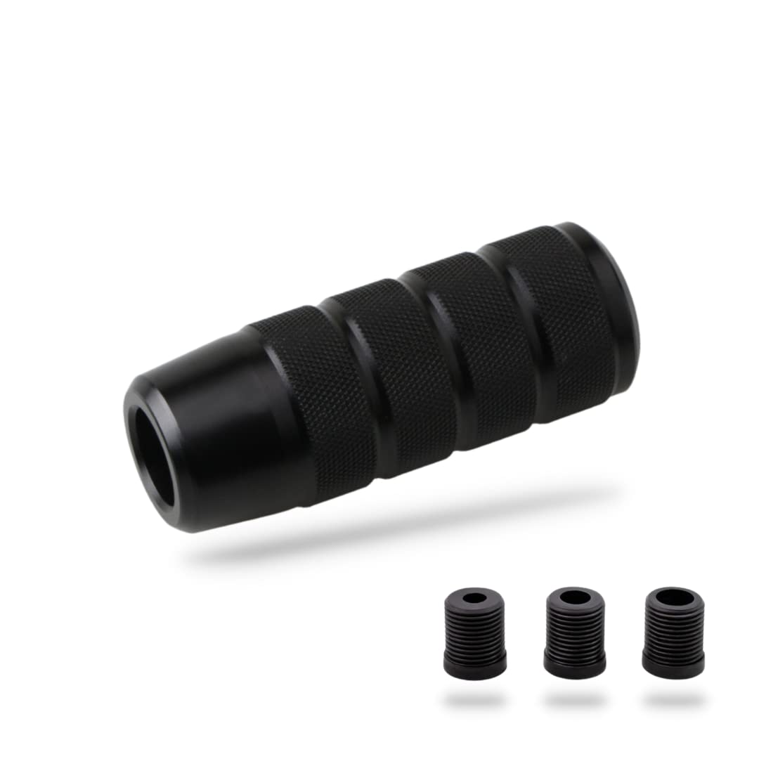 

Regipro b Black Aluminum Shift Knob 9.5cm Long Universal MT/AT Compatible Car Truck Customized чёрный