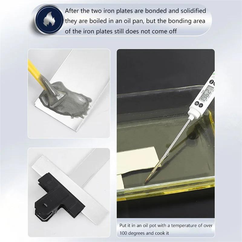 Cold Welding Glue Metal Repair Glue Heat-resistant AB Sealant High-strength Magic Plastic Repair Casting Adhesive Epoxy Resin