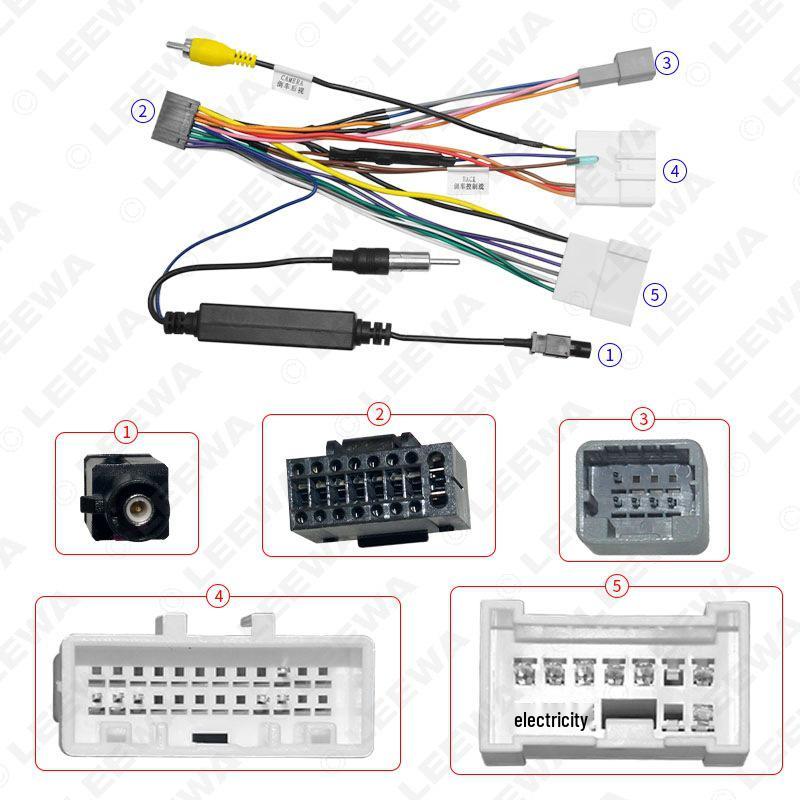 Android Large Screen Navigation Wiring for Lada XRAY 15-20 with Amplifier Antenna