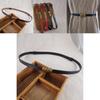 Female Genuine Leather Belt For Summer Fashion Slim Fit With Metal Clasp For Dress And Casual Styles