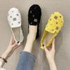Women's Shoes Flat Sole Single Shoes Casual Work Shoes Women's Black Soft Sole Dancing Net Shoes Mother's Shoes Non Slip