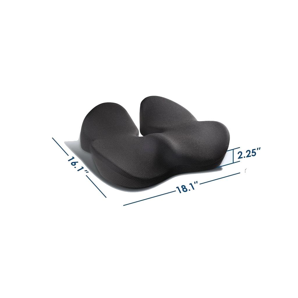 1pcs Office Chair Seat Cushion Pillow For Back, Sciatica Coccyx Cushion, Chair Support Cushion Memory Foam Chair Cushion