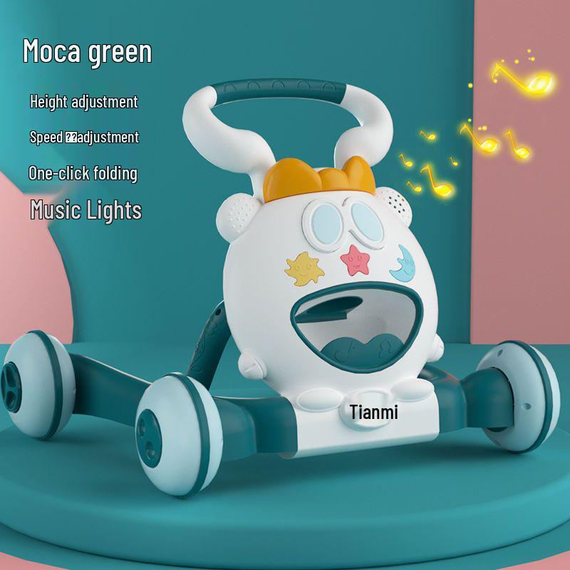 Tianmi Adjustable Baby Walker with Music and Anti-Tip