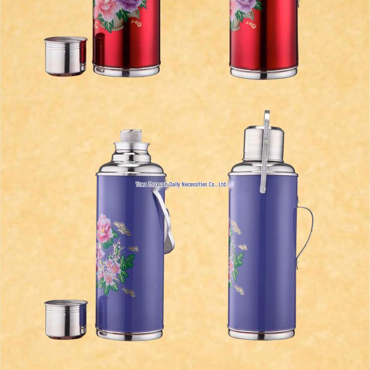 Retro Chinese-Style Hand-Held Hot Water Bottle for Weddings and Home Use