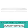 For Tesla Model 3 Highland Dashboard Cover Trim Model Y Juniper  Air Outlet Trim Strip Panel Stylish Interior Car Accessories