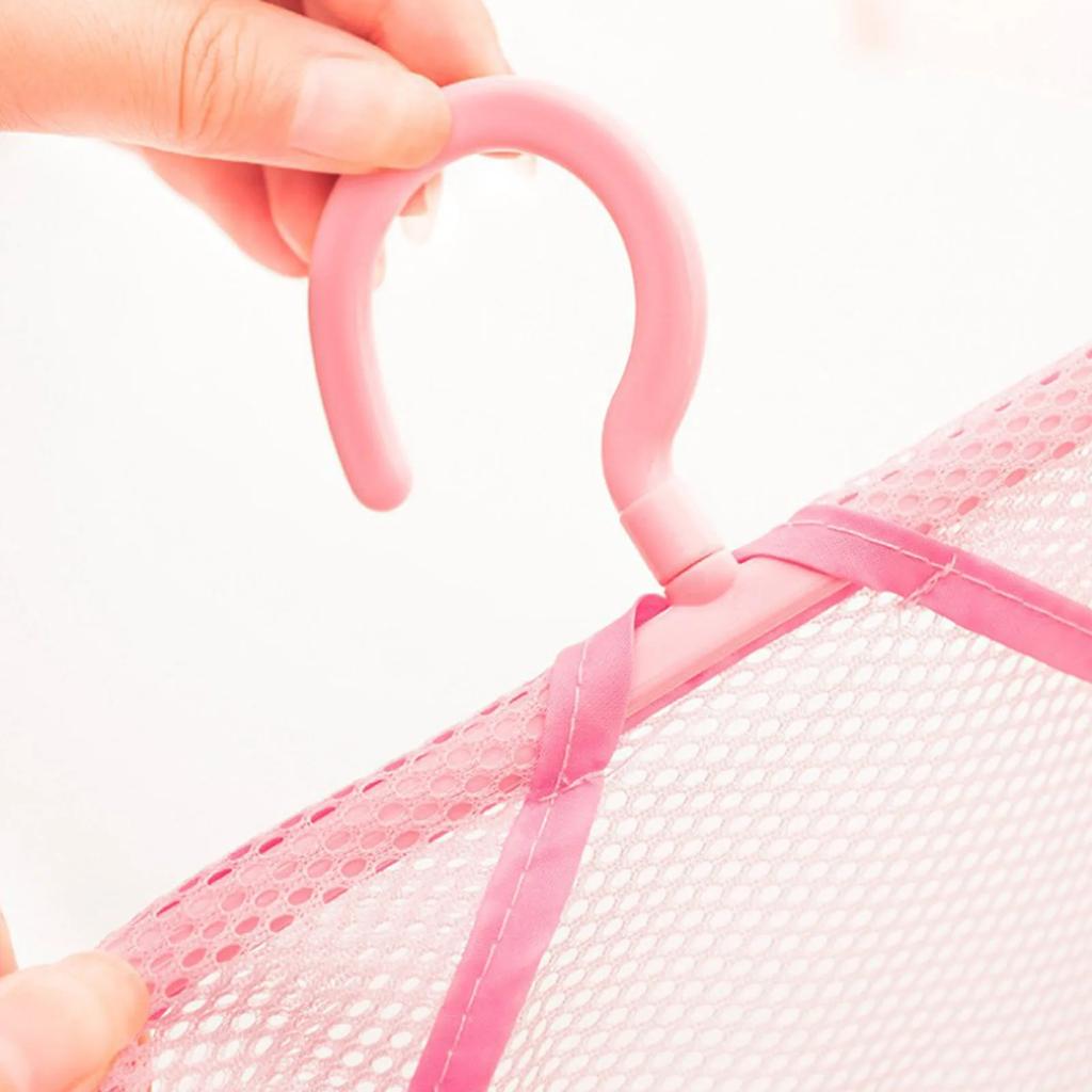 Useful Kitchen Bathroom Hanging Storage Bags Clothespin Mesh Bag Organizer with Hook for Bath Swimming Kids Toys Storage Baskets