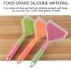 1 szt. Przybory kuchenne do gotowania w domu Silikonowe szpatułki Mięso wołowe Jajko Skrobak kuchenny Szeroka łopata do pizzy Nieprzywierające łopatki Podnośniki do żywności