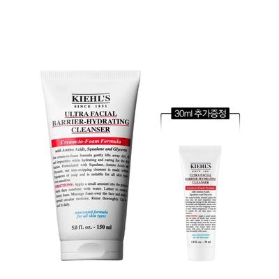 [3] Kiehl's Ultra Facial Barrier Cleanser 150ml Set (+30 ml extra Geschenk)