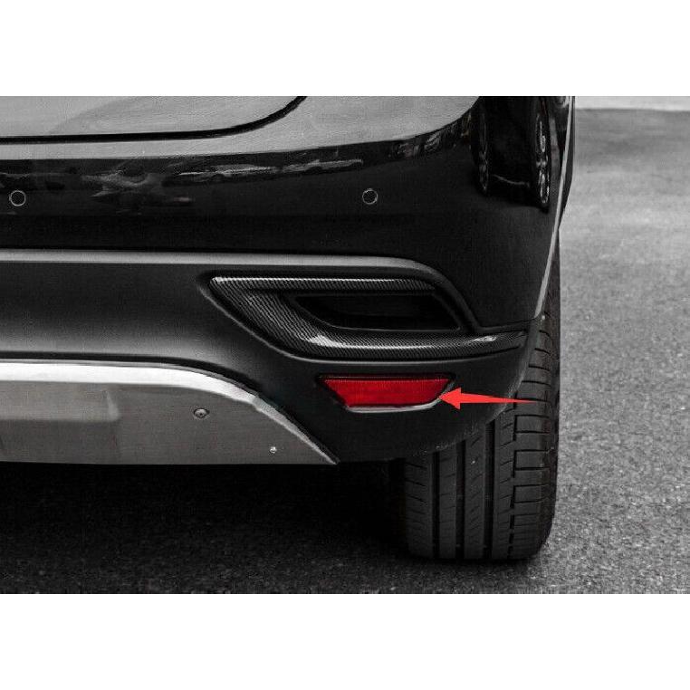 For Buick Envision 2021-2024 Chrome Rear Fog Light Eyelid Molding Frame Trim 2PC