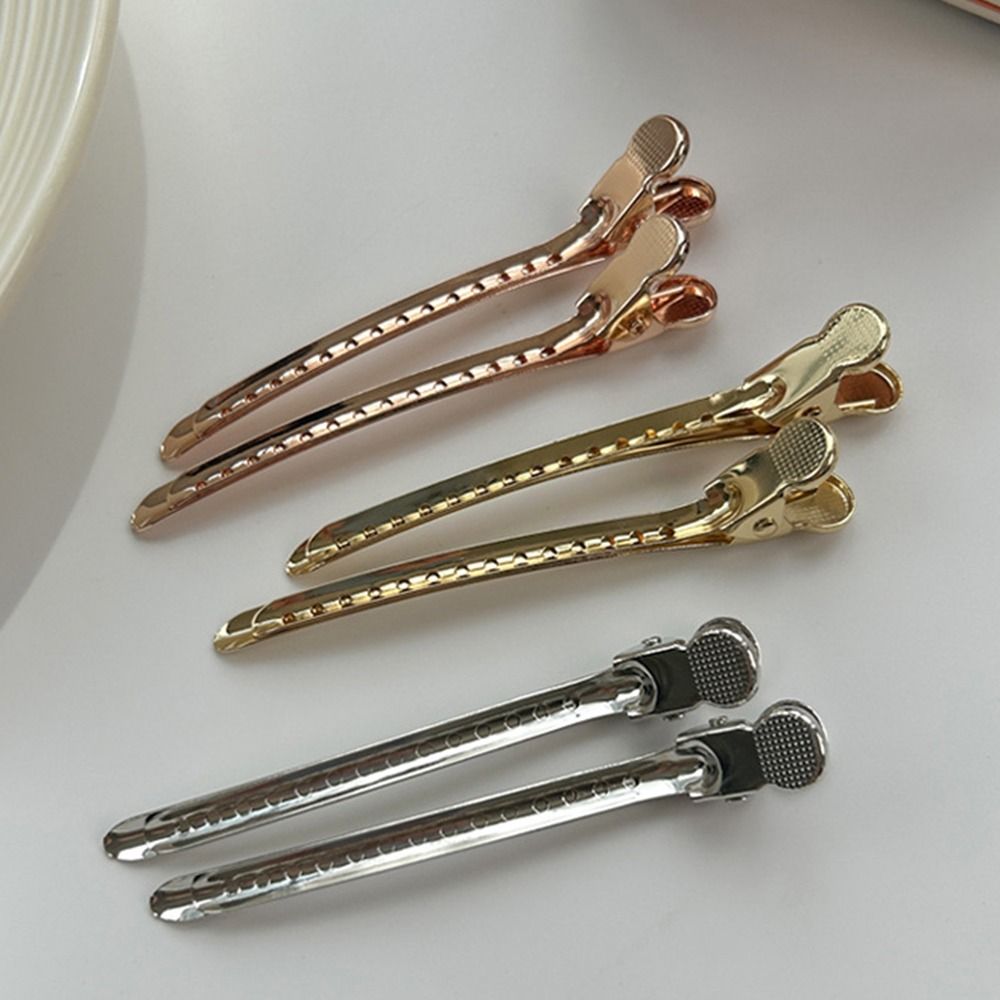 20Pcs DIY Hair Salon Fixed Clips 9.5cm Duckbill Fluffy Clamps DIY Hairdressing Hairpins  Barber