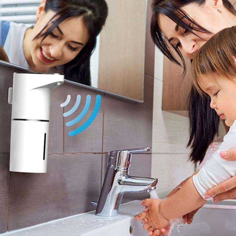Waterproofed Automatic Soap Dispenser With Sensors Smarted Electric Body Wash Soap Dispenser