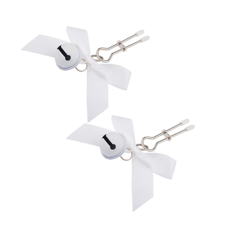 Damen Brustwarzen- und Schamlippenklemmen - SM-Glocken Erwachsenenspielzeug für Paare