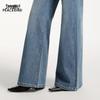 Peacebird AAHAG1460 Women's Flare Jeans