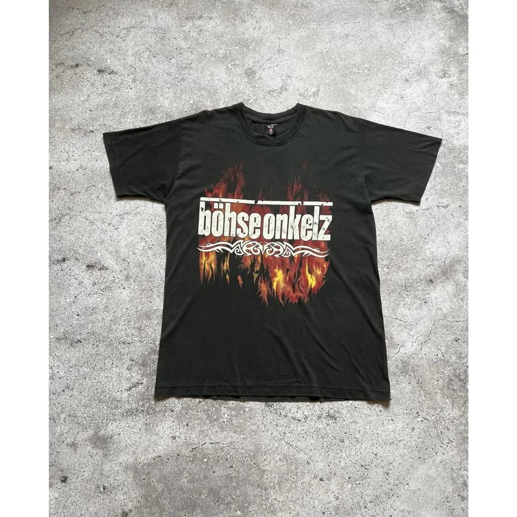Gehasst Verdammt Vergöttert II Böhse Onkelz Peripheral Pattern Printing Summer Luxury Brand Cotton Men's and Women's T-shirts