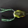 MUQZI Accesorio Deportivo 5 Piezas Rana Grande 3D Señuelo de Pesca Topwater Crankbait Anzuelos Cebo para Lubina Herramienta de Aparejo