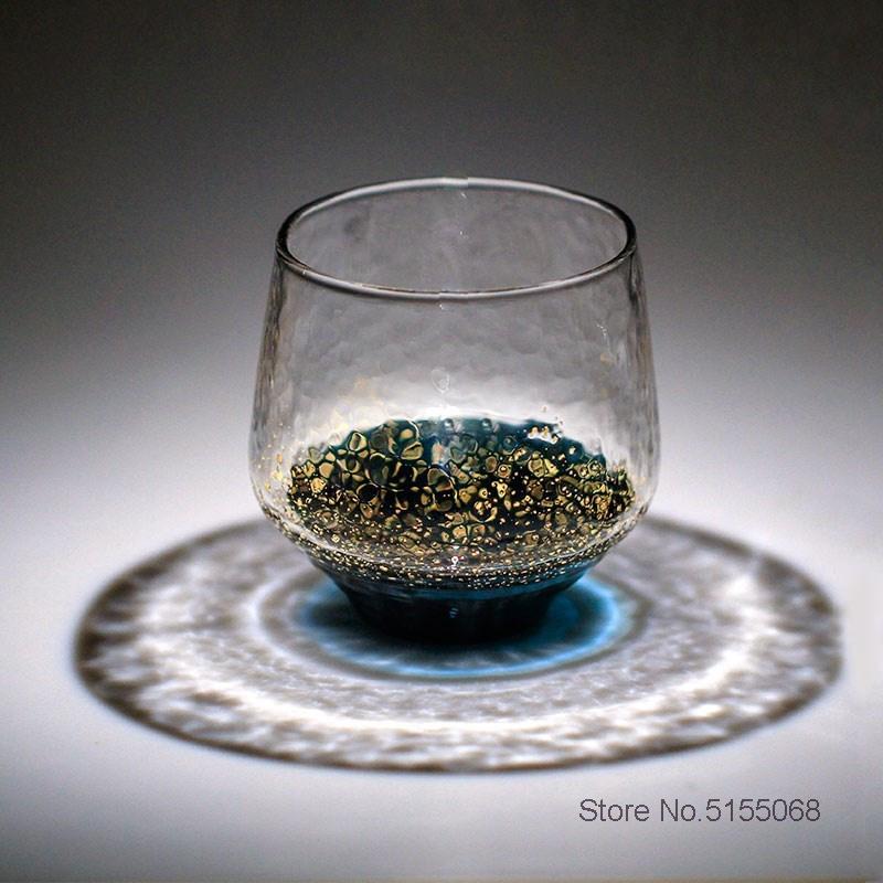 250ml Blue Starry Sky Shadow Whiskey Cup Japanese TOYO SASAKI Wine Glass Artwork Whisky Tumbler XO Chivas Cognac Brandy Snifter
