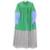 VIKAGAZINSKAYA Stand collar cocoon skirt shirt dress dress 34 multicolorUsed