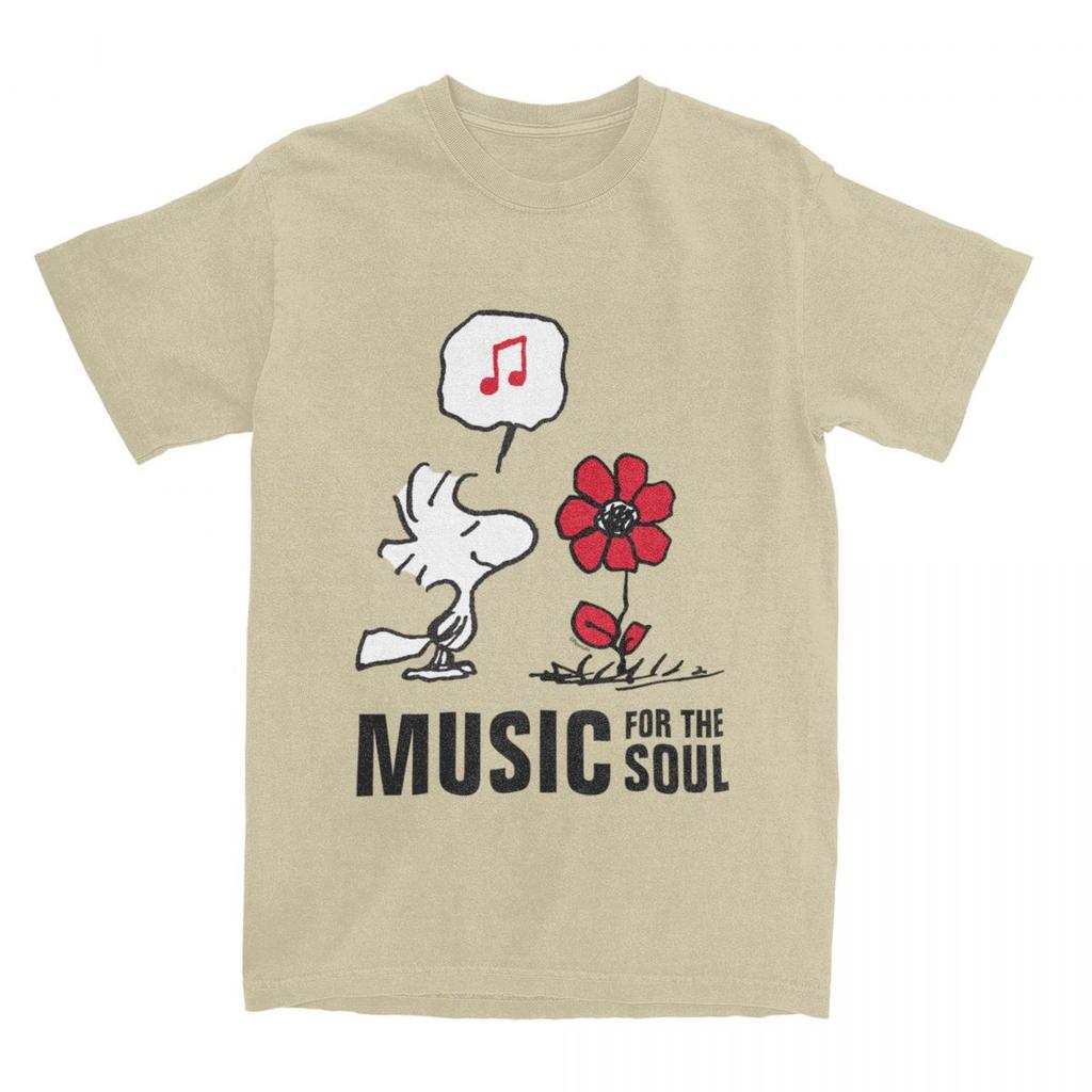 Woodstock Smelling The Flowers T Shirts Merch Men Women's 100% Cotton Vintage T-shirt Short Sleeve Clothing Adult