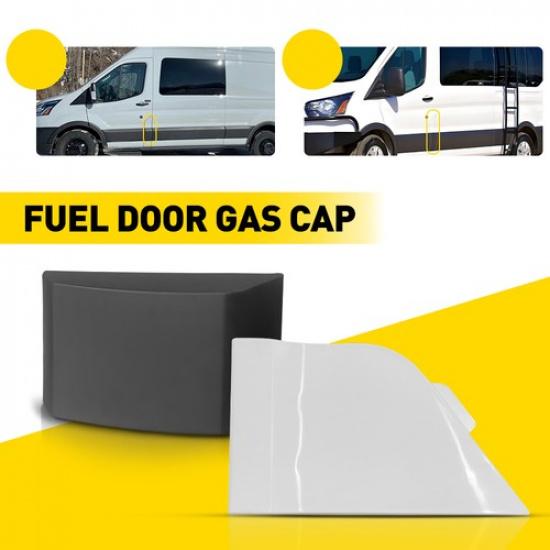 

Fuel Gas Cap Door Hatch Cover Panel Trim for 2015- Transit-150 250 350 350HD