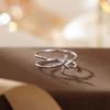 Banyan Tree S925 Silver Double-Layer Zodiac Ring: Elegant, Unisex, Trendy Index Finger Accessory