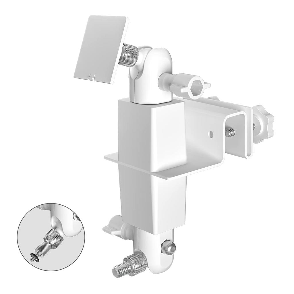 HOLACA Waterproof Gutter Mount for Ring Solar Spotlight Cams Outdoor Mounting Accessories for Ring Solar Panels 2-in-1 Panels, Cams, Stick-Up