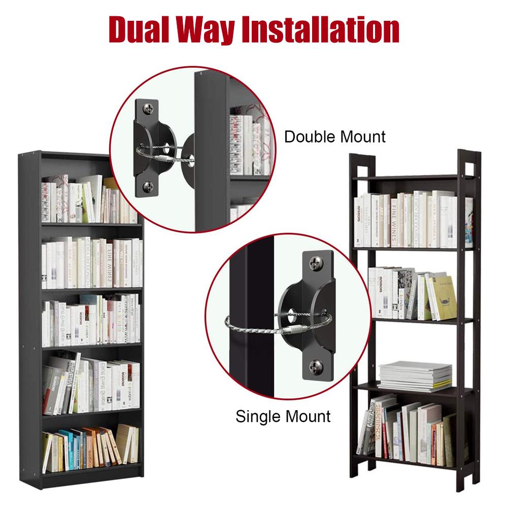 6 Sets Household Furniture Steel Wire Anti Falling Tool Hardware Accessories for Kid Safety