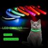 Flashing Nylon Pet L E D Supplies Products Dog Light Pet Dog Light Up Dog Leash Collar Adjustable Small Pet Luminous Safety Collar