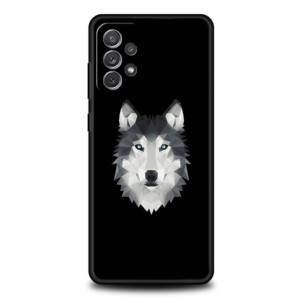

Чехол для телефона с волком для Samsung Galaxy A51 A71 A41 A31 A21S A11 A03S A12 A32 A52 A22 A13 A23 A33 A53 A73 5G Силиконовый чехол Samsung A01