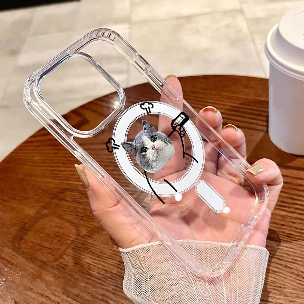Magnetic Phone Case for iPhone 12 14 16 17 Pro 17 16 15 14 13 12 Pro Max  12 13 14 15  16 High Quality Shockproof Shell Full Protection Cute Style