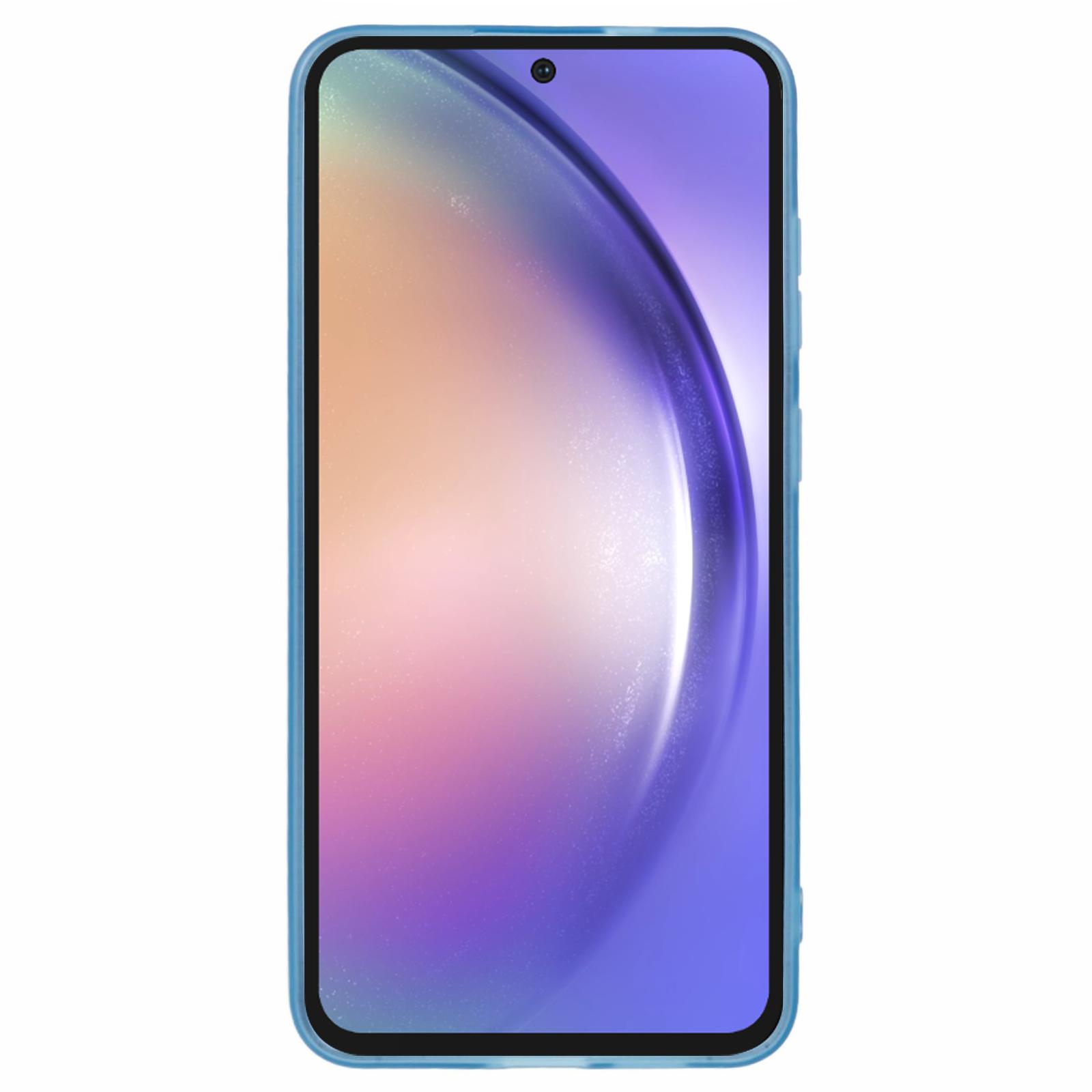 

DKSM Series For Samsung Galaxy A14 5G/A14 4G Case Electroplated Camera Frame TPU Phone Cover Transparent Cyan