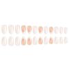 Detachable Press On Nails DIY Simple French False Nails Long Almond