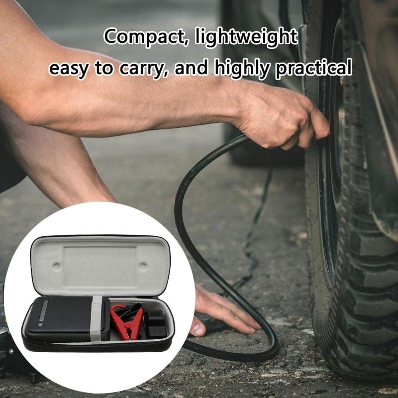 Stylish Protective EVA Case Square Storage Bag Convenient Protective Case Easy To Carry for  Car Jump Starters