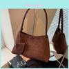 Vintage Style Womens Pu Underarm Purse With Top Handle For Daywear