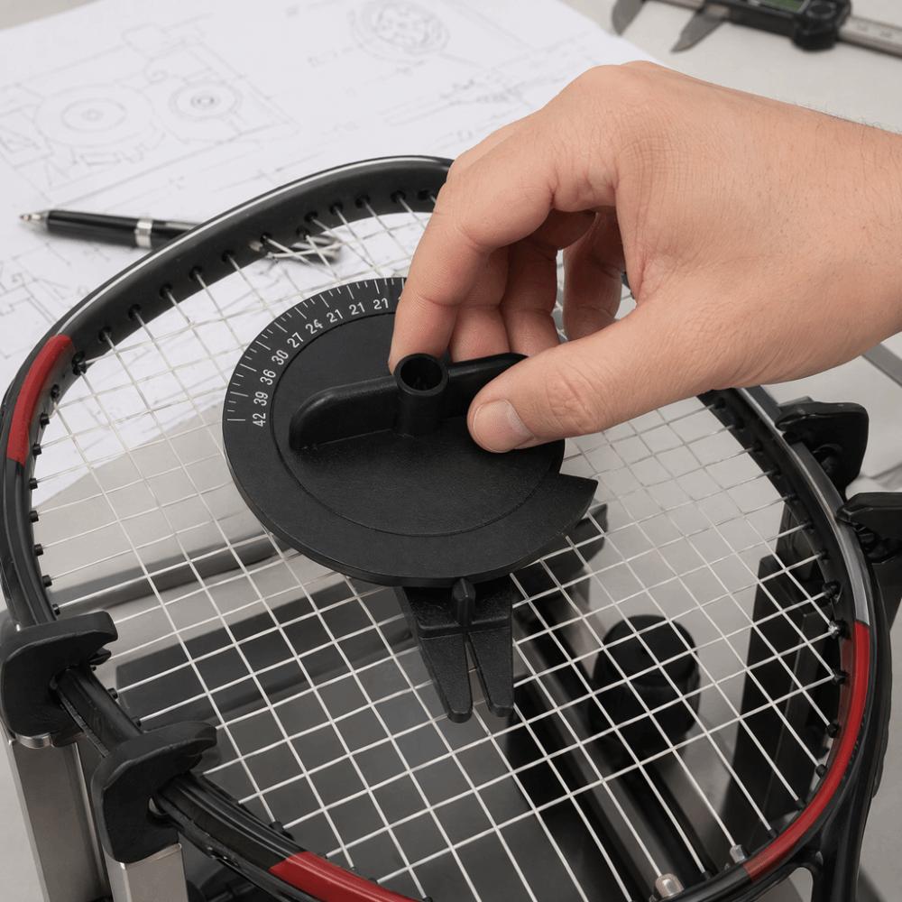 ABS Racket String Meter Black Pressure Calibrator Badminton Tension Tester Sports Equipment