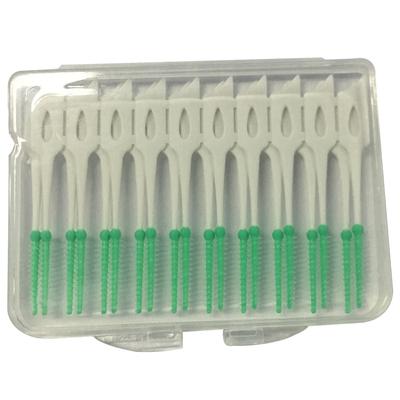 20pcs Disposable Soft Silicone Interdental Brushes Teeth Cleaning Dental Pick Brush Oral Care