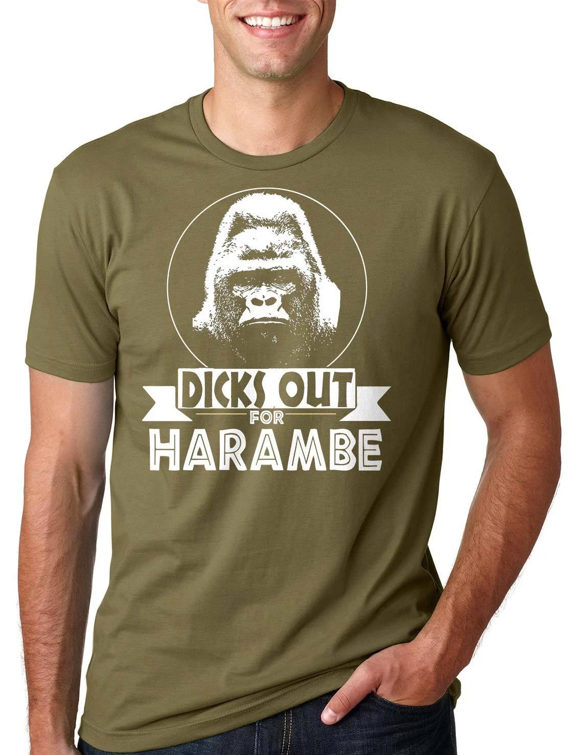 Harambe T-Shirt Funny Support Harambe Tee Shirt L
