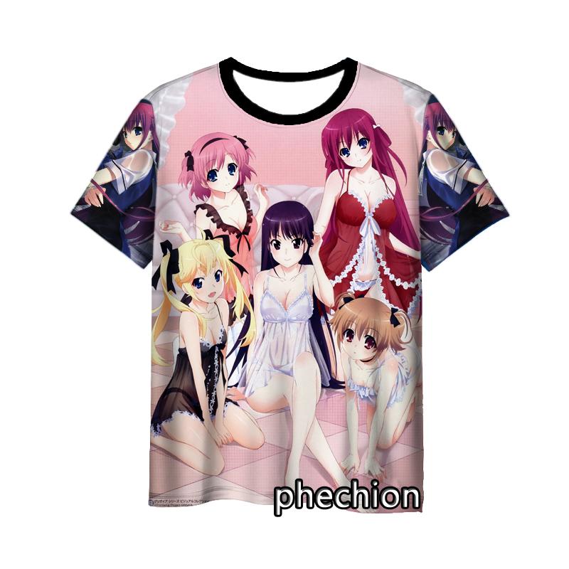 Phechion New Fashion Men/Women The Eden of Grisaia 3D Printed Short Sleeve Casual T Shirt Sporting Hip Hop Summer Tops L253