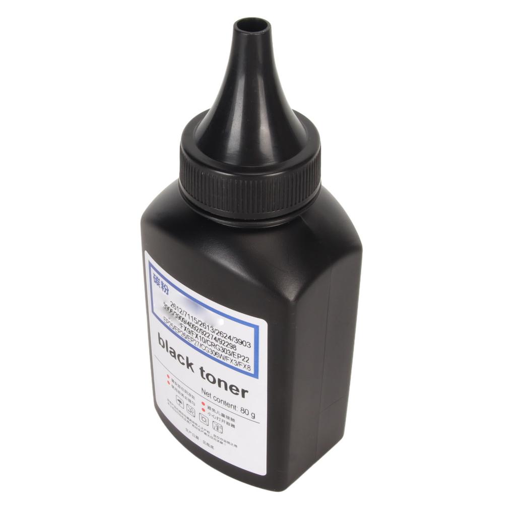 Black Toner Powder Printer Bottle Toner for HP2612 7115 2613 2624 EP22 CRG303 FX10