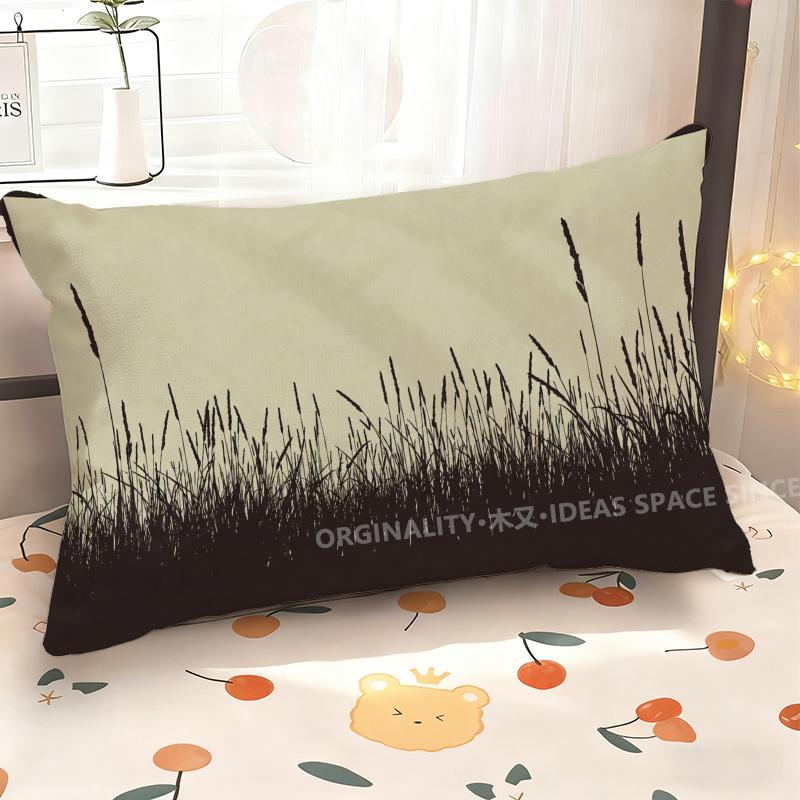 Abstract Grassland Pattern Pillowcase Suitable For Sofa Bedroom Car Pillow Cover Cushion Rectangular Back Cushion