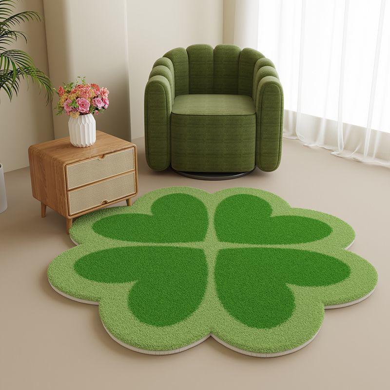 Irregular Flower Carpet Simple Living Room Carpet Home Bedroom Bedside Plush Carpet Cloakroom Soft Non-slip Carpet