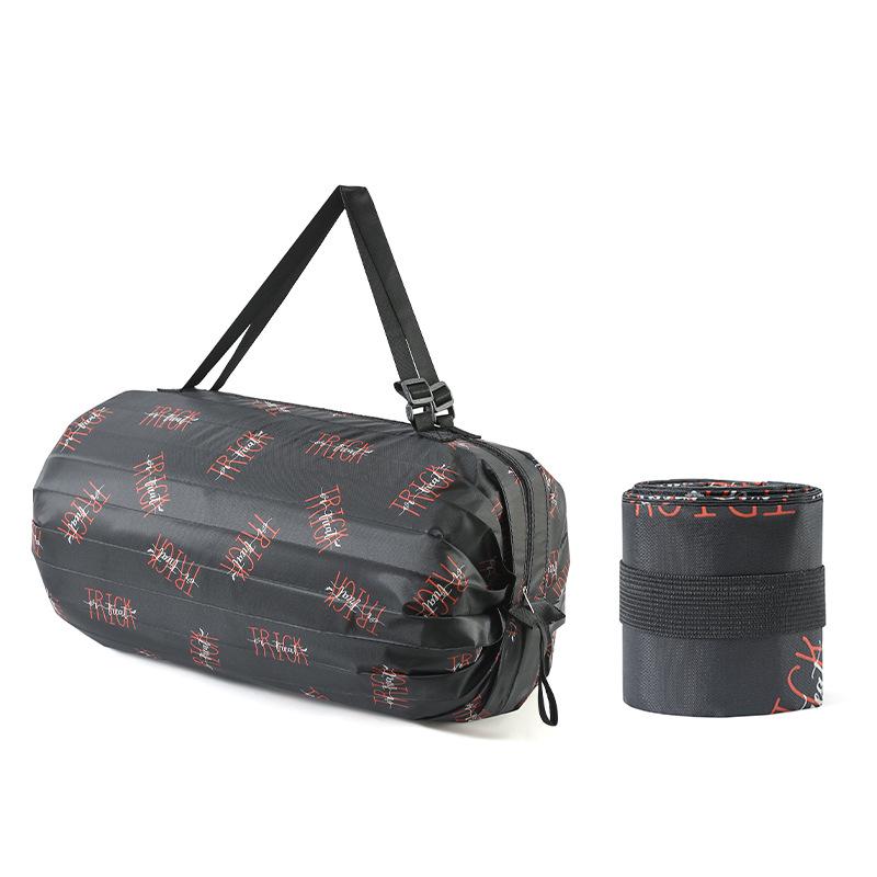 Foldable Portable Large Eco-Friendly Shopping Bag with Shoulder Strap