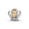 Pandora Two-tone crown charm 799340C00