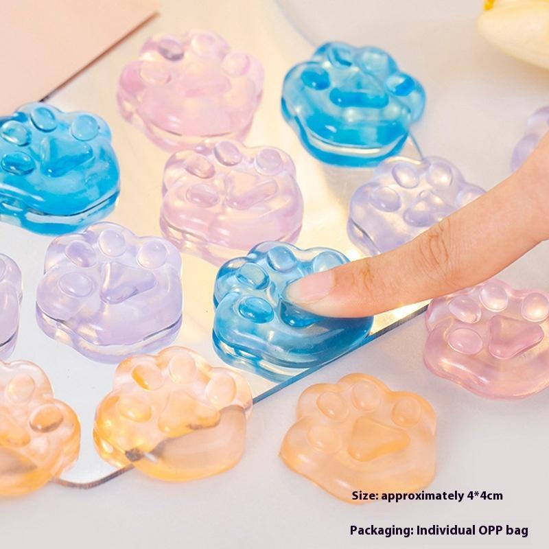 10/20Pcs Kids Birthday Party Favors Prizes Guest Gifts Mini Transparent Fruit Mochi  Stress Relief Toys