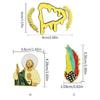 Hat Pins Clothing Accessories NonSlip Wheat Ear Badge for Bag Backpack