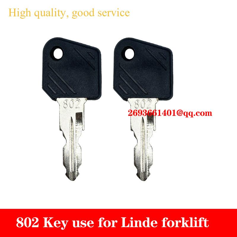 2 pcs  Ignition Key 0009311203/0039730404 for Linde Forklift,802 key For hangcha HELI Forklift. чёрный