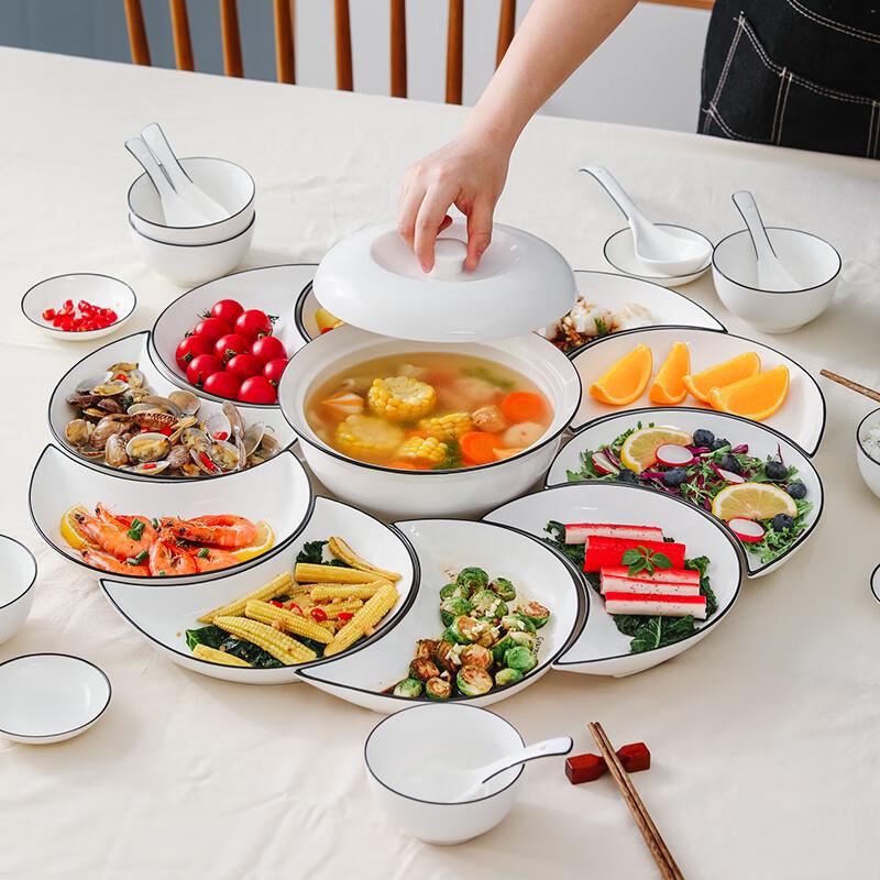 Nordic Ceramic Serving Platter Set