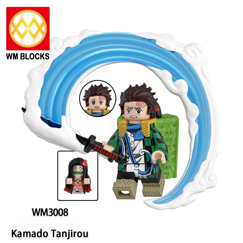 Animes Mini Bricks Action Figures Building Block Dolls Comic Assembly Assembly Toys for Children WM6218