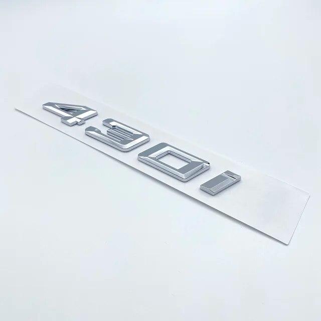 Nowe cyfry litery 420i 428i 430i 435i 440i ABS godło dla BMW serii 4 F32 F33 F36 G22 G23 bagażnik samochodowy tabliczka znamionowa naklejka z logo