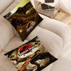 Movie Jurassic Park Dinosaur World Jurassic World Pillow Cover for Bedroom Room and Living Room Sofa Decorative Cushion Cover