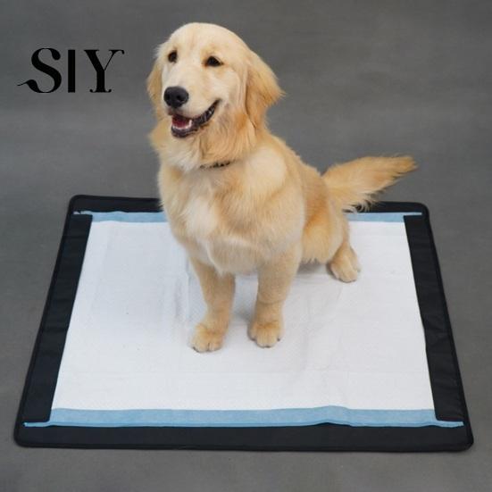Durable Puppy Pad Holder Pee Training Pads with Magnetic Suction Waterproof Dog Potty Tray Toilet Tool Pet Diaper Organizer